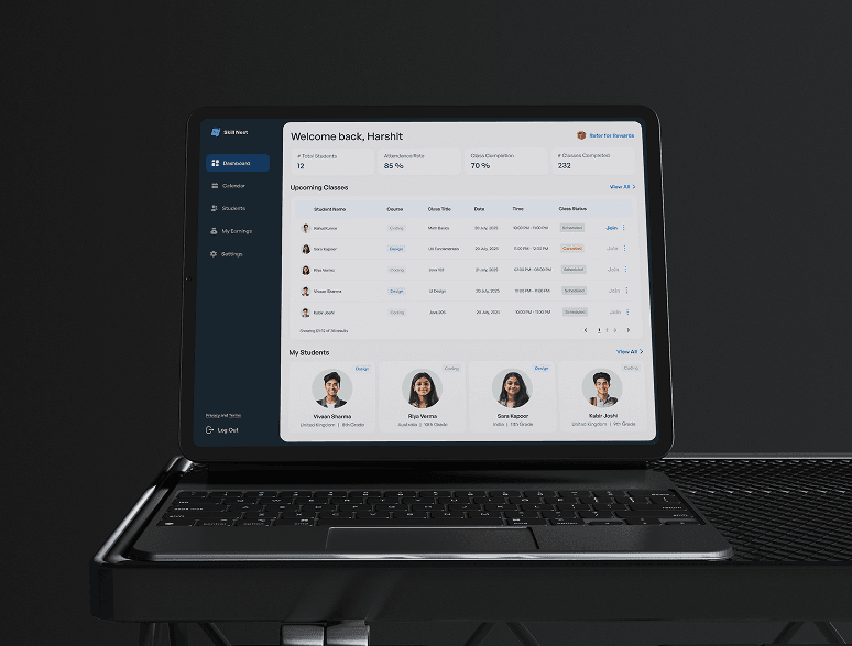 Education Dashboard for Skill Nest
